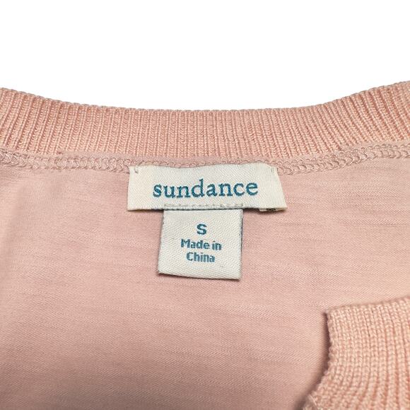 Sundance | Women | Cozy Canyon Mixed Media Crochet Knit Sleeve Top | Small - Picture 7 of 12